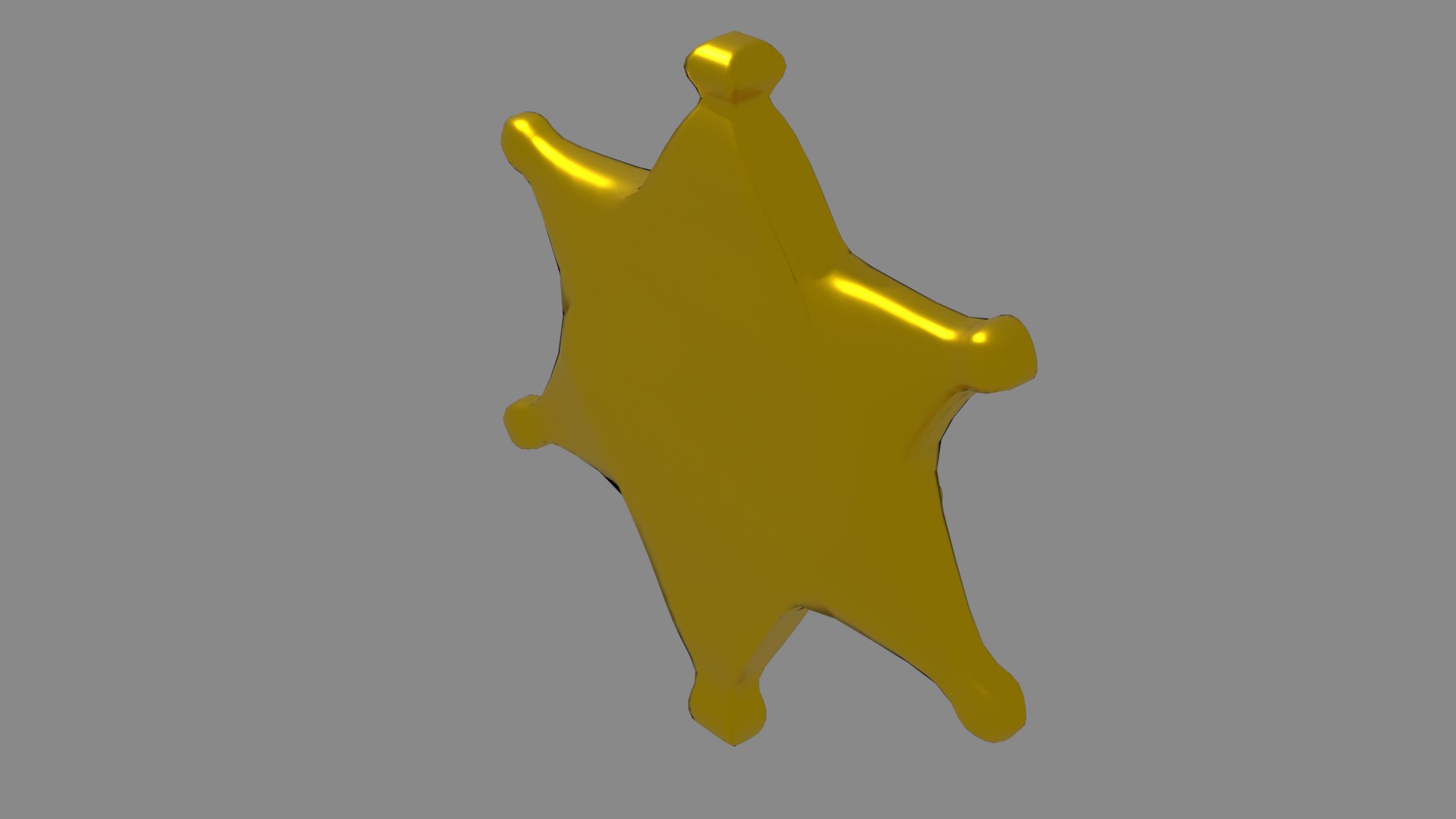 3D Sheriff badge - TurboSquid 1813209