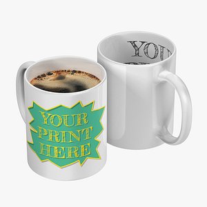 Generic Realistic Coffee Mug, 4K PBR