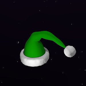 elf hat 3d model