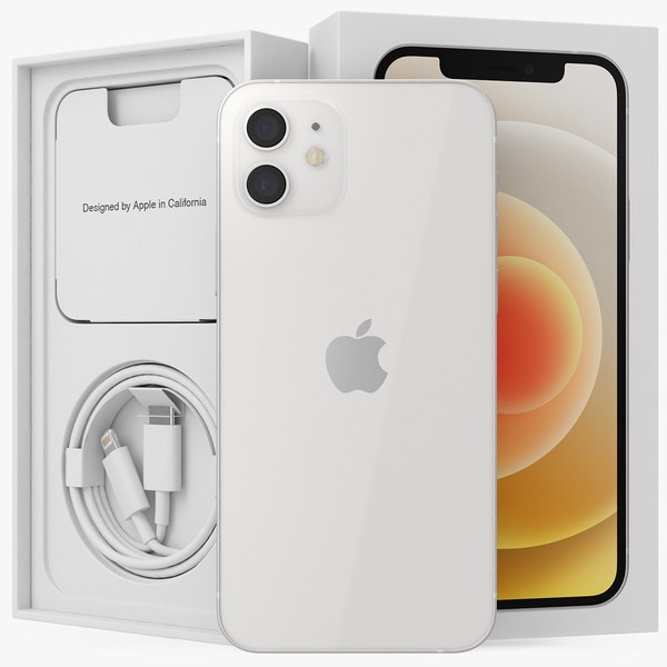 modelo 3d Apple iPhone 12 sin caja, blanco - TurboSquid 1690206