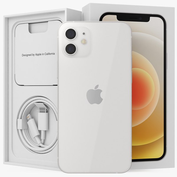 Apple iPhone 11 Blanco Modelo 3D - Descargar Electrónica on