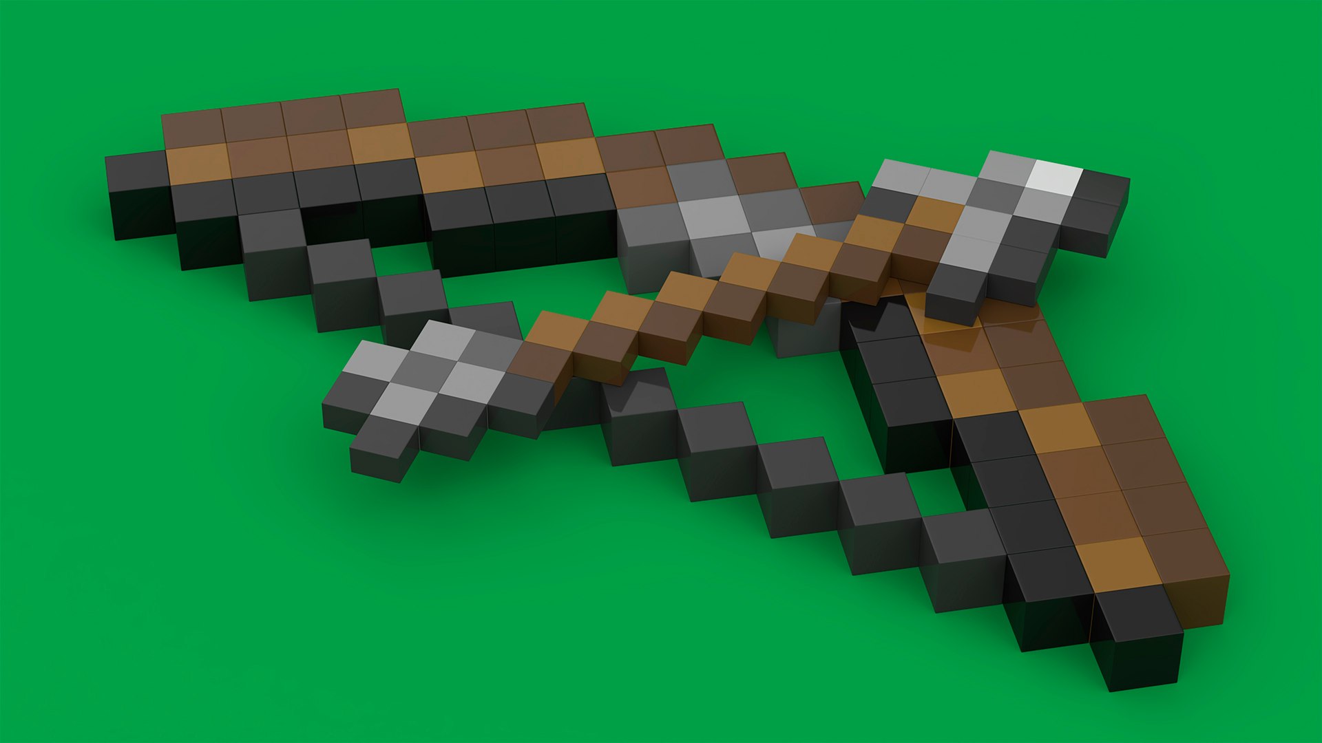 Minecraft Bow And Arrow 3D Model TurboSquid 2292452