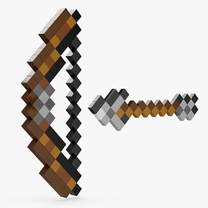 Minecraft Bow and Arrow