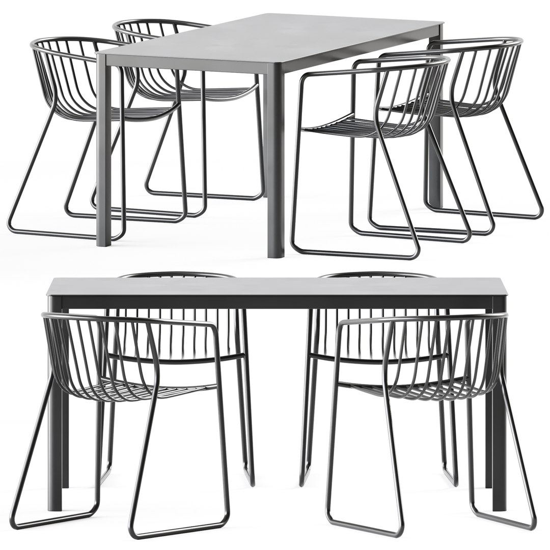 3D La Table And Chait Randa Nude Ar By Arrmet - TurboSquid 2056329