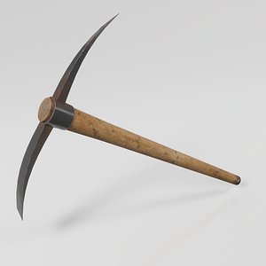 3D model Pickaxe PBR Game-Ready Low-poly 3D model