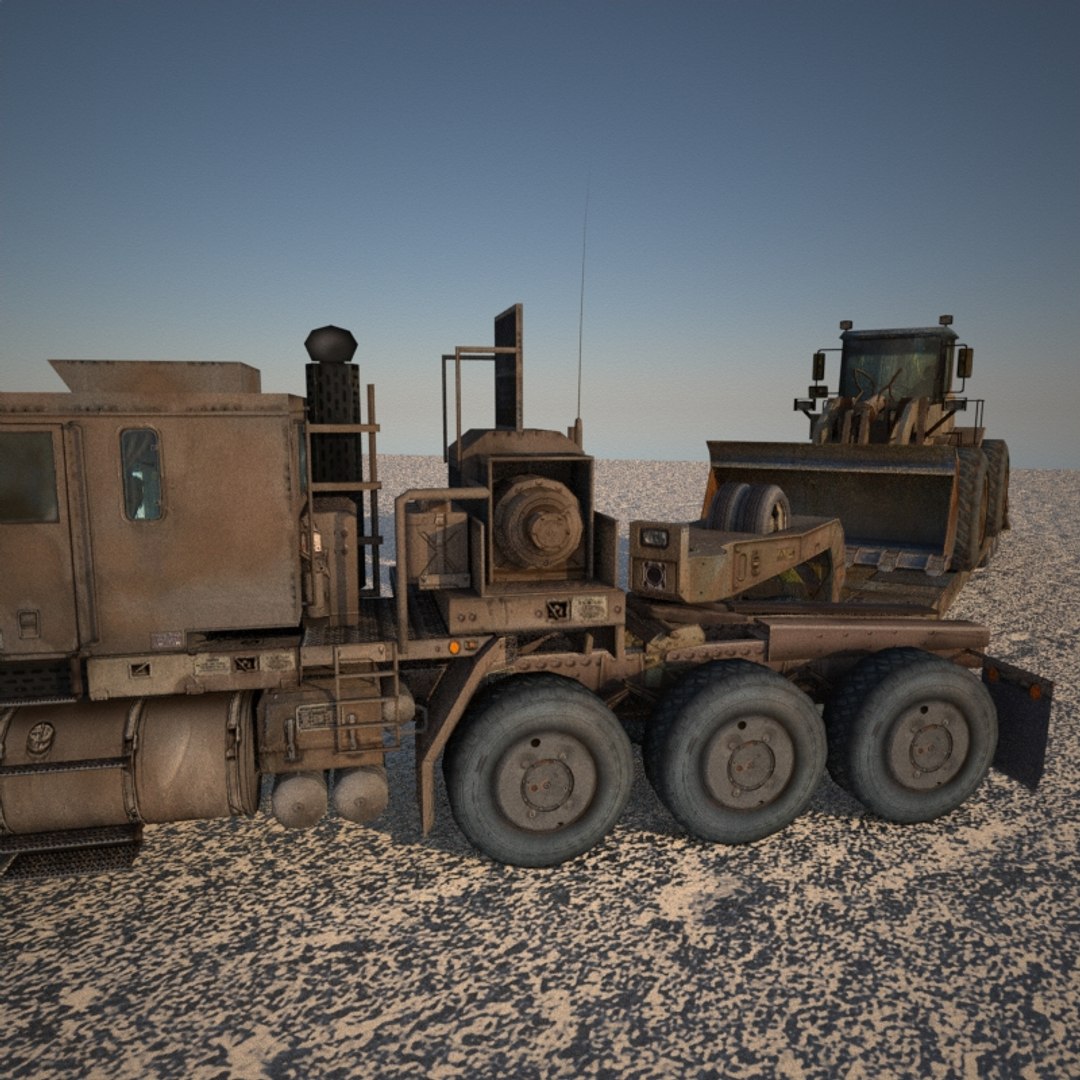 Military Loader Excavator Truck Max