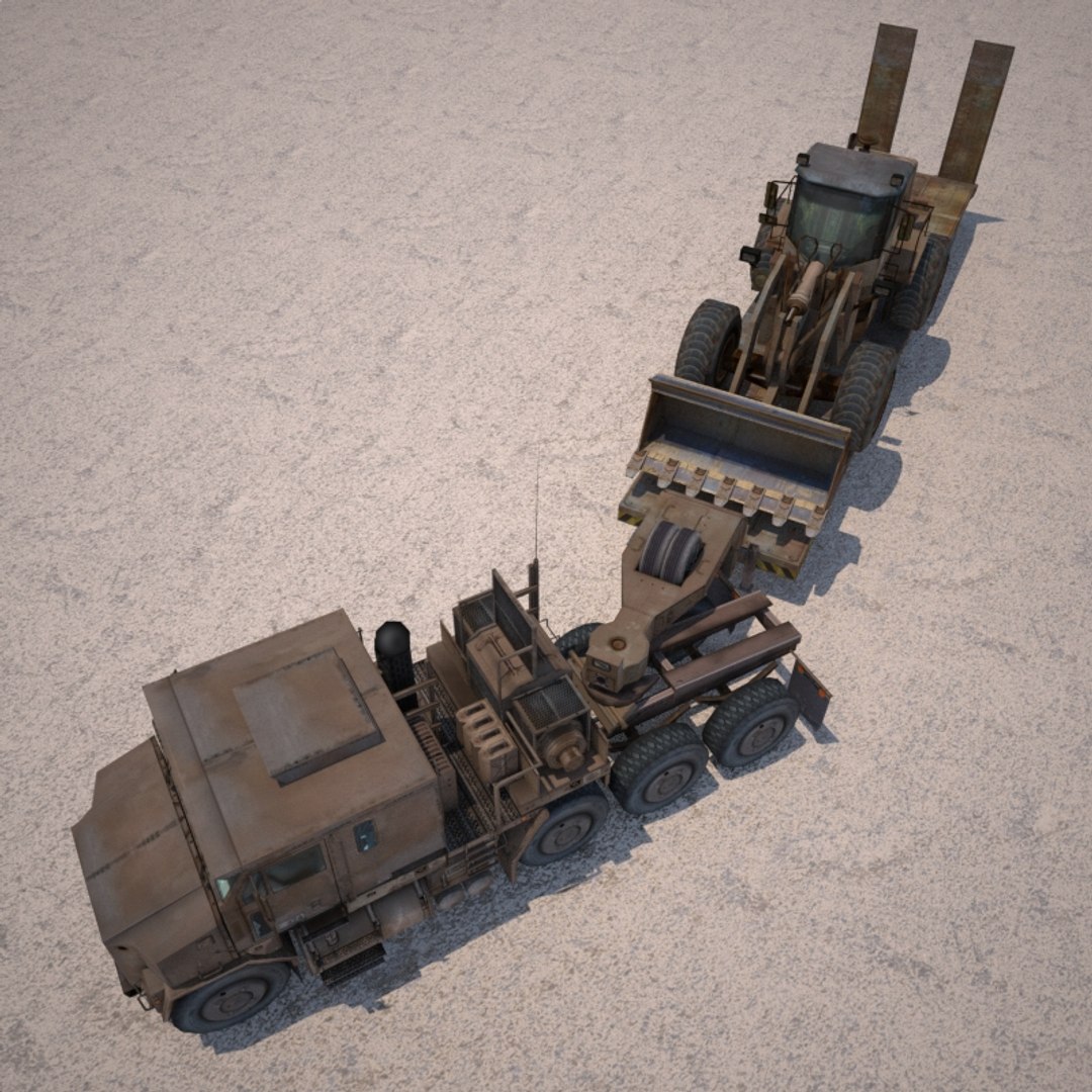 Military Loader Excavator Truck Max