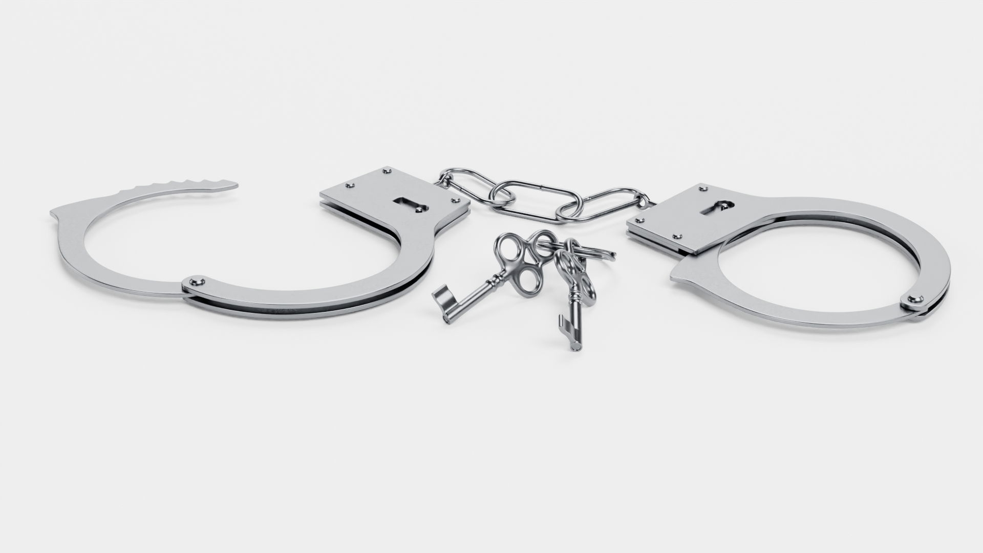 3D Handcuffs with Keys - TurboSquid 1806930