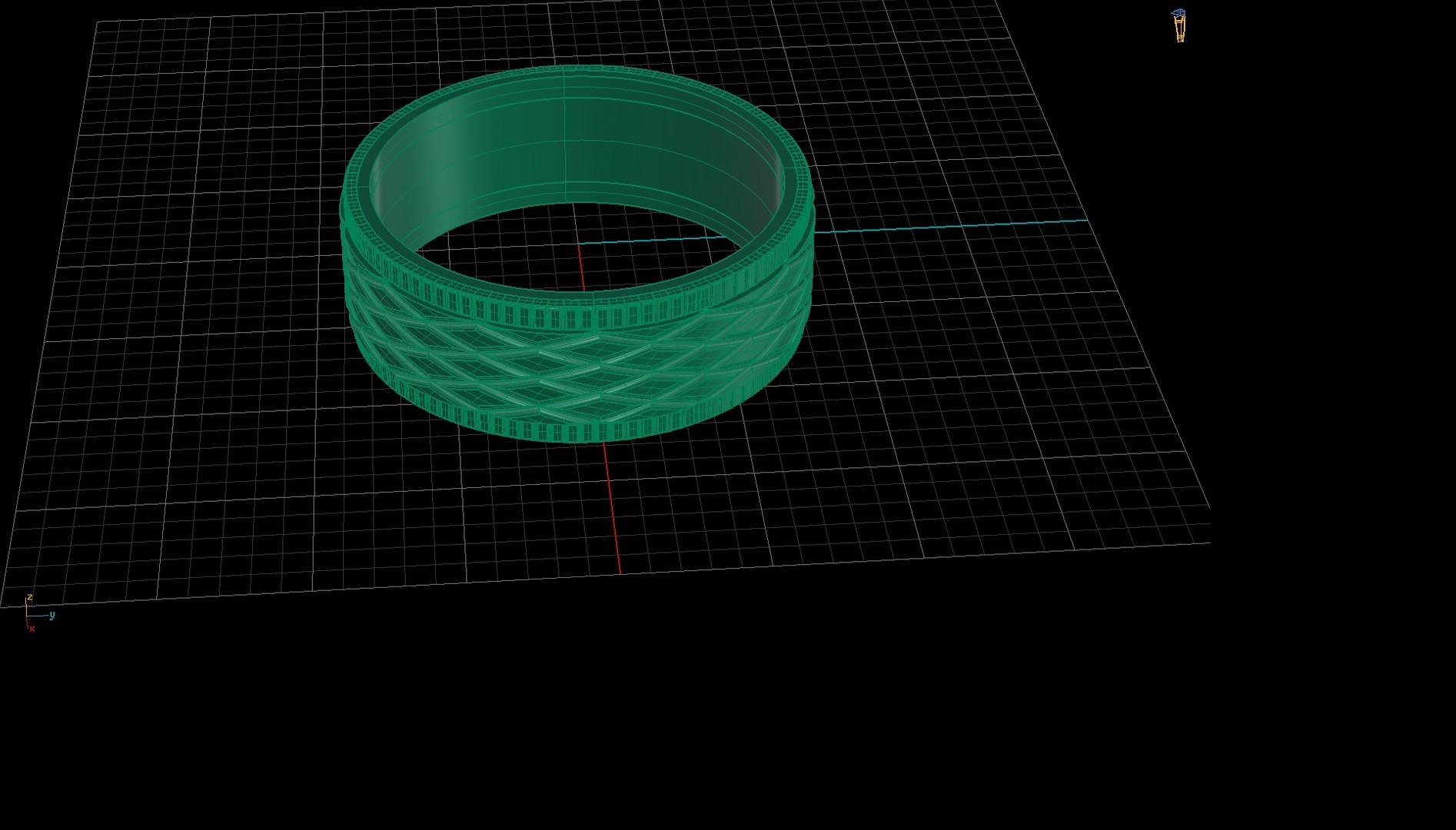 3D Ring with Romb Pattern model - TurboSquid 1842437