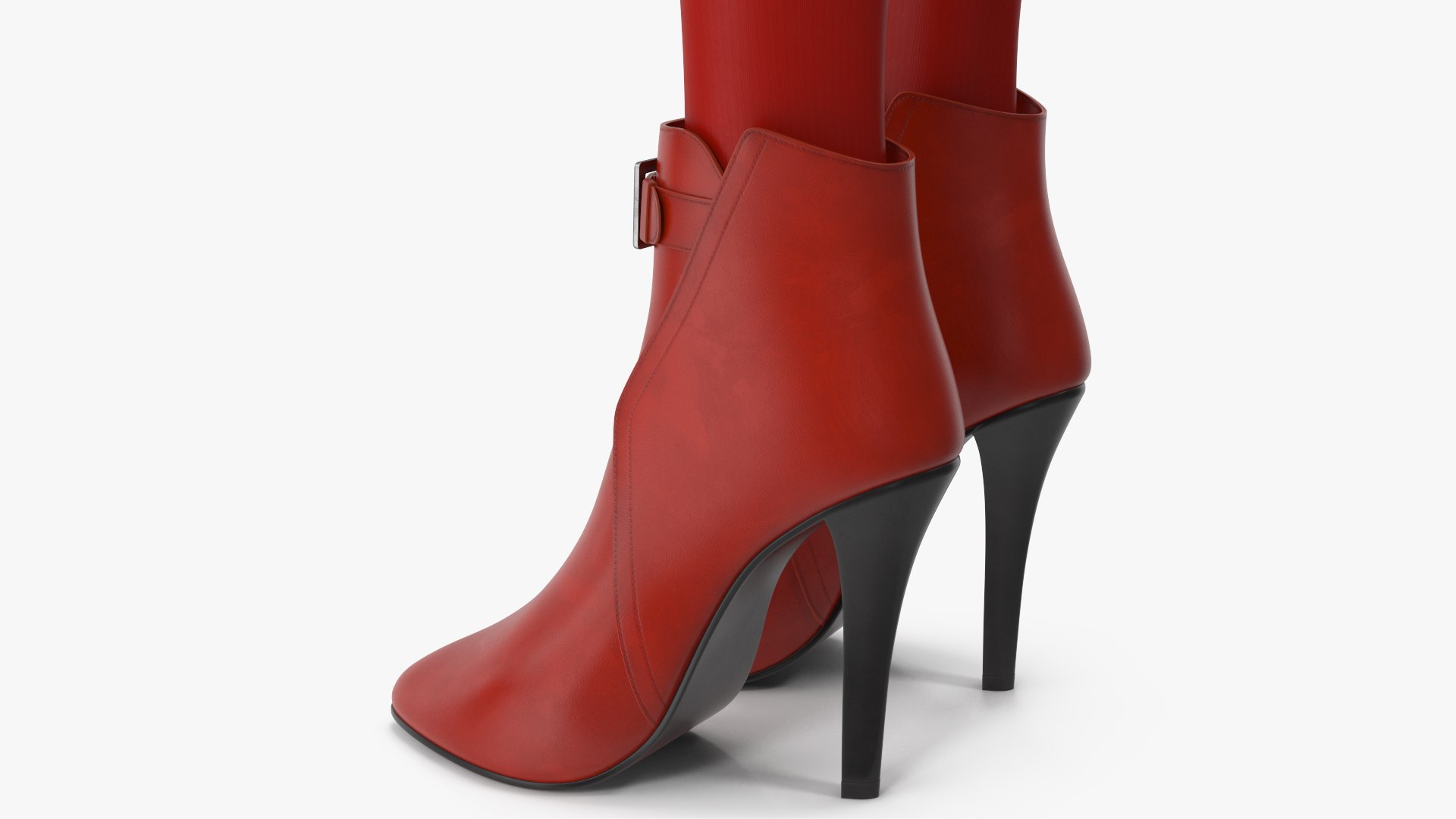 Leather Boots with Stockings 3D - TurboSquid 1773234