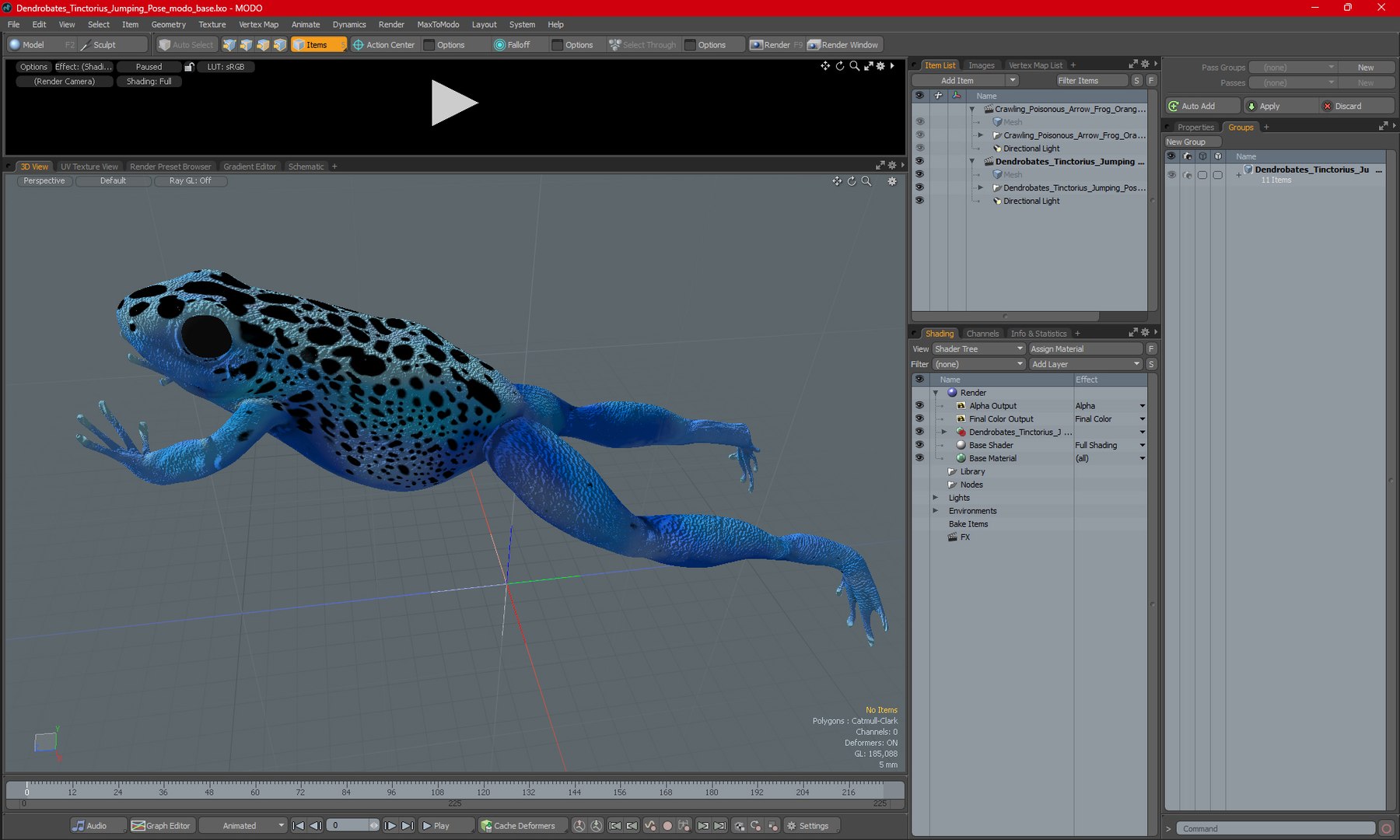 Dendrobates Tinctorius Jumping Pose 3D https://p.turbosquid.com/ts-thumb/M4/YUgAmh/Mq/dendrobatestinctoriusjumpingpose3dmodel024/jpg/1707049503/1920x1080/fit_q87/631d9580489cea6eb254415d0076a0262ab89e06/dendrobatestinctoriusjumpingpose3dmodel024.jpg