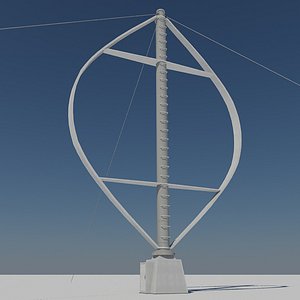 3d - vertical wind turbine