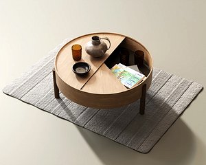 3D Coffee Table Set