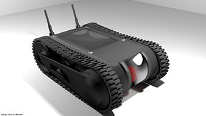 Drone - UGV Robot Tank