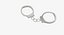 handcuffs prison ball chain 3D model
