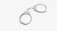 handcuffs prison ball chain 3D model