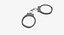 handcuffs prison ball chain 3D model