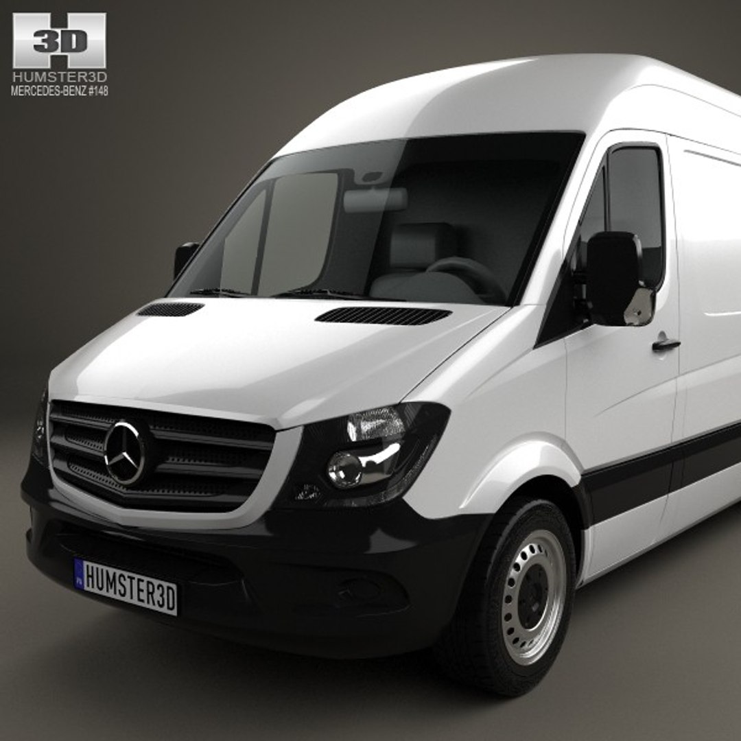 mercedes-benz sprinter panel 3d model