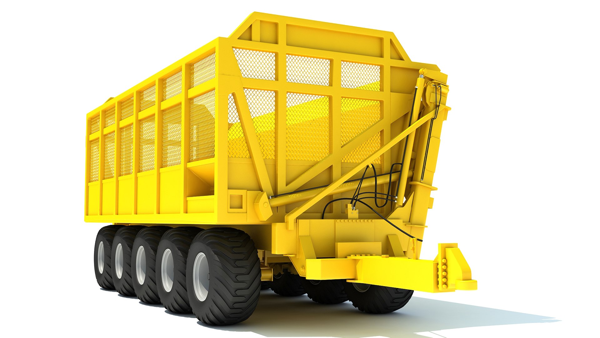 Cane Transfer Trailer Model - TurboSquid 1797185