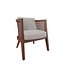 Fauteuil Chaz em poliéster
