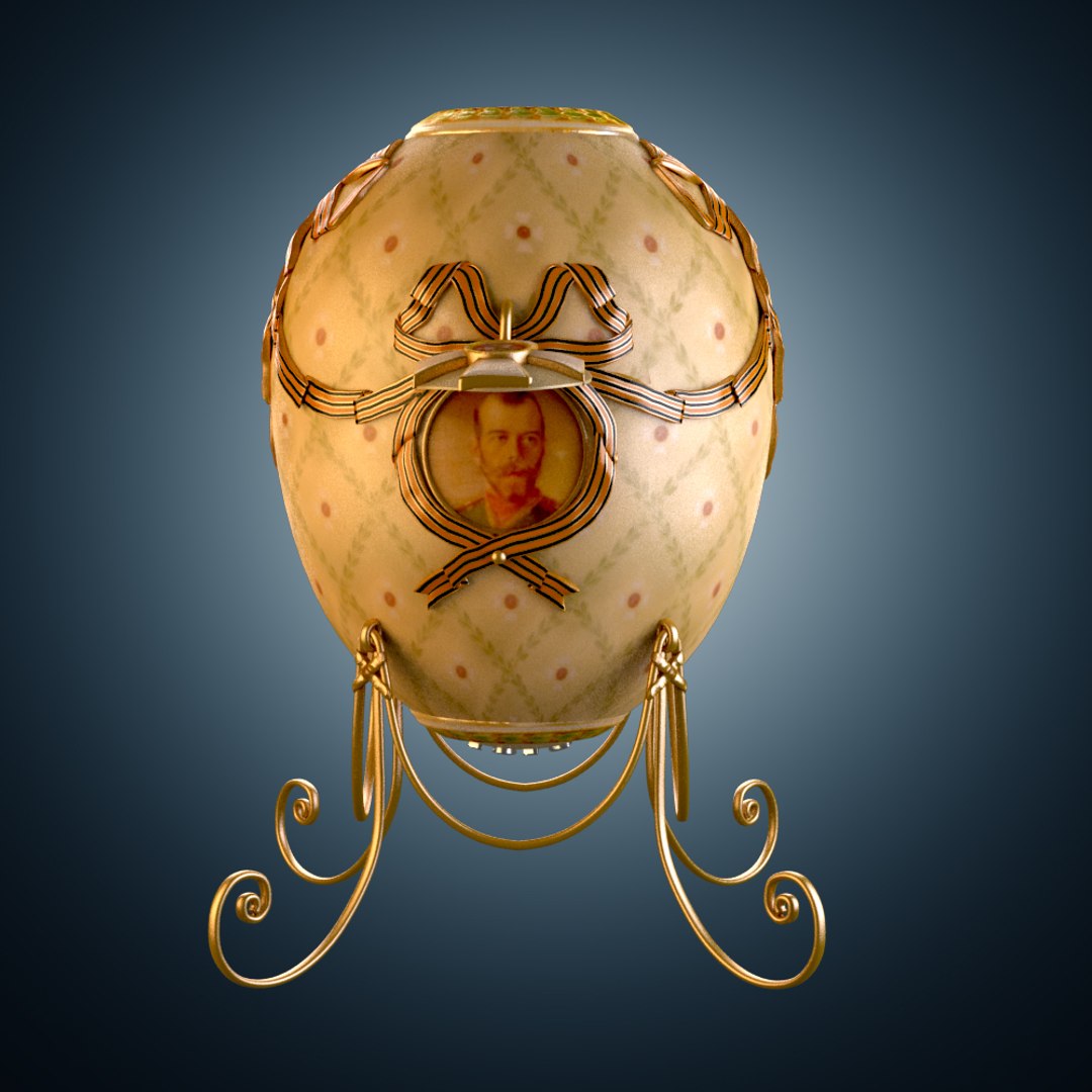 3d Model Faberge Egg