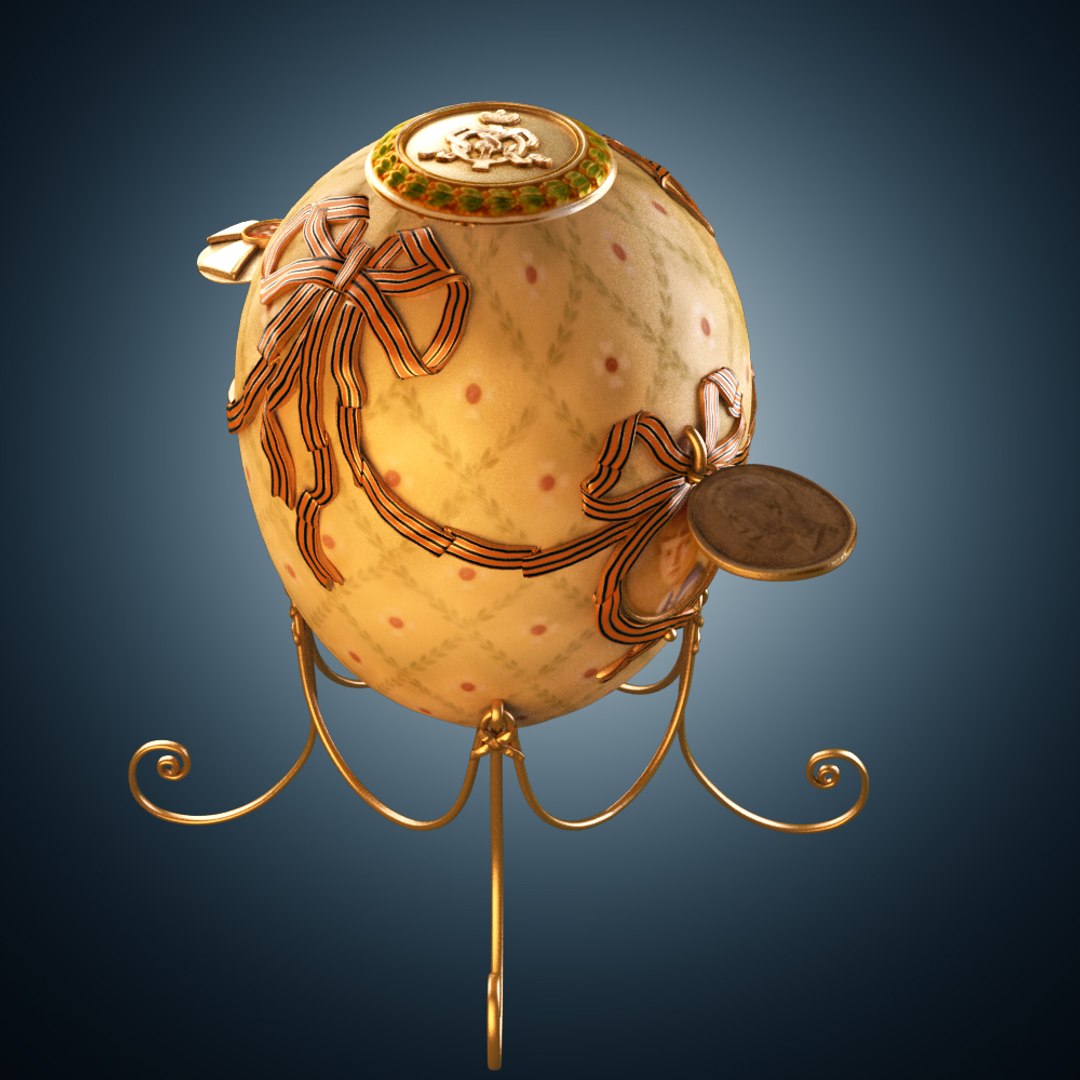 3d Model Faberge Egg