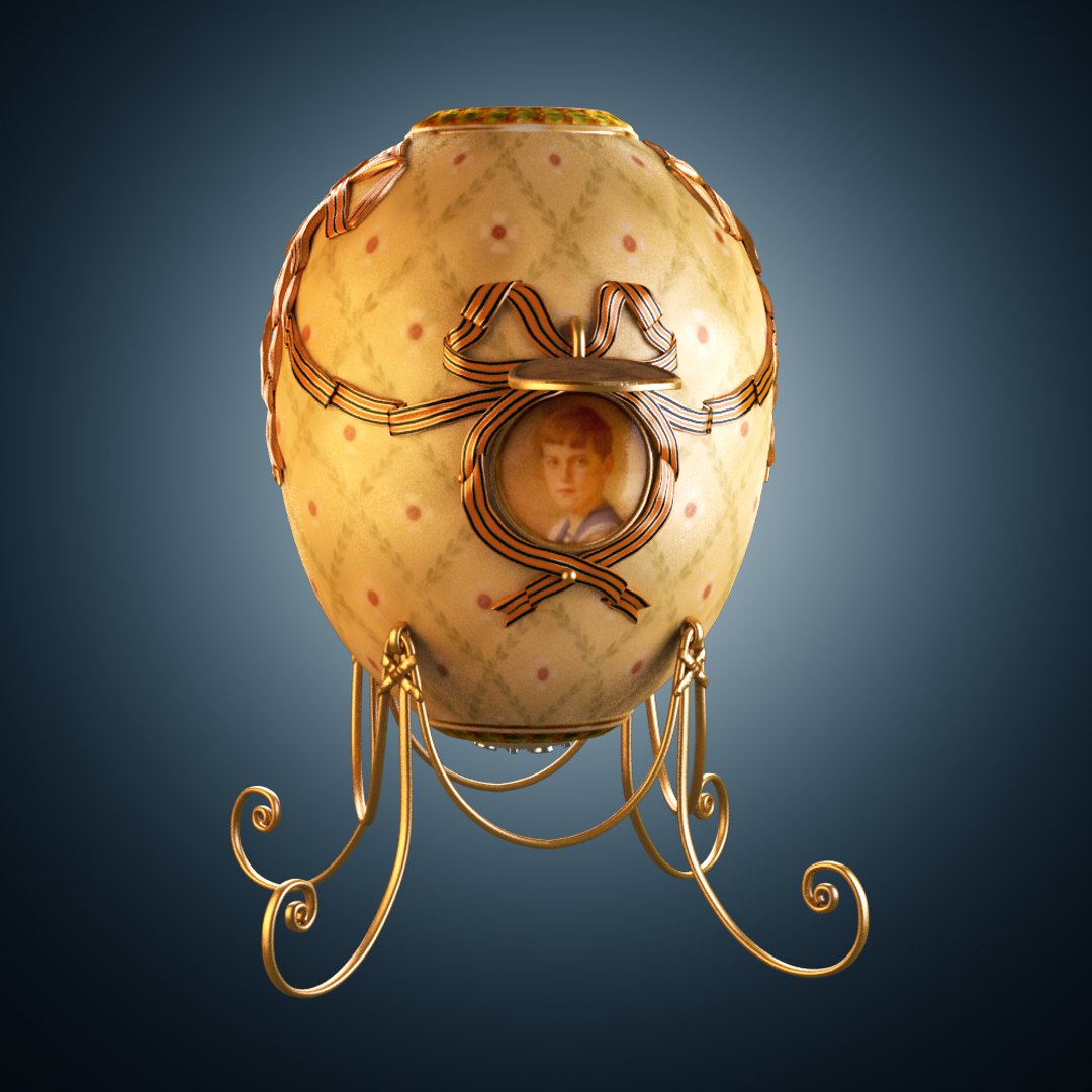 3d Model Faberge Egg