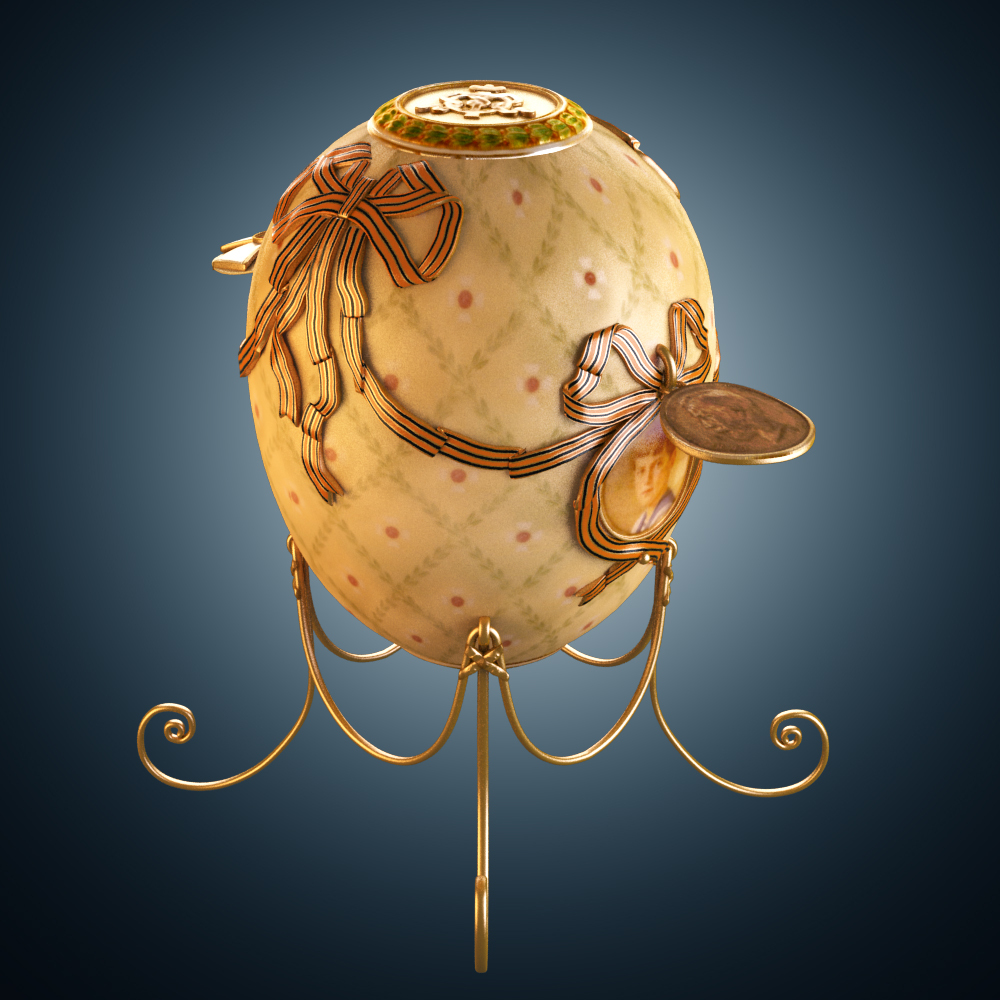 3d model faberge egg