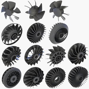 Cooling Fans v1 3D model