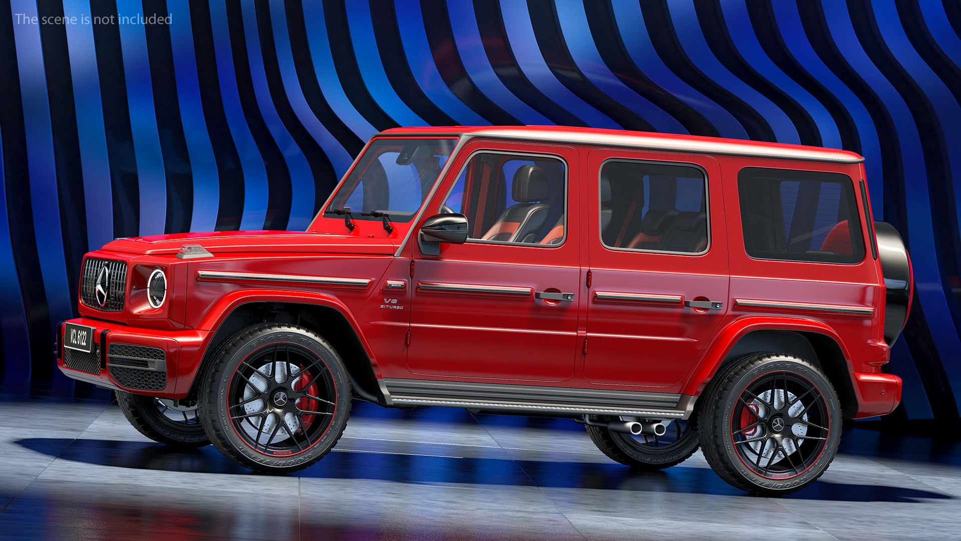 Mercedes-Benz G63 AMG 2019 Rigged 3D model preview