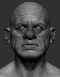 3D old goblin