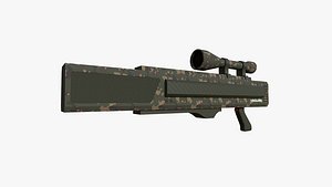 Anti-Drone Sniper Gun I10 - SciFi Jamming Weaponry
