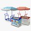 Carrello a mano con display congelatore