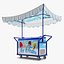 Carrello a mano con display congelatore