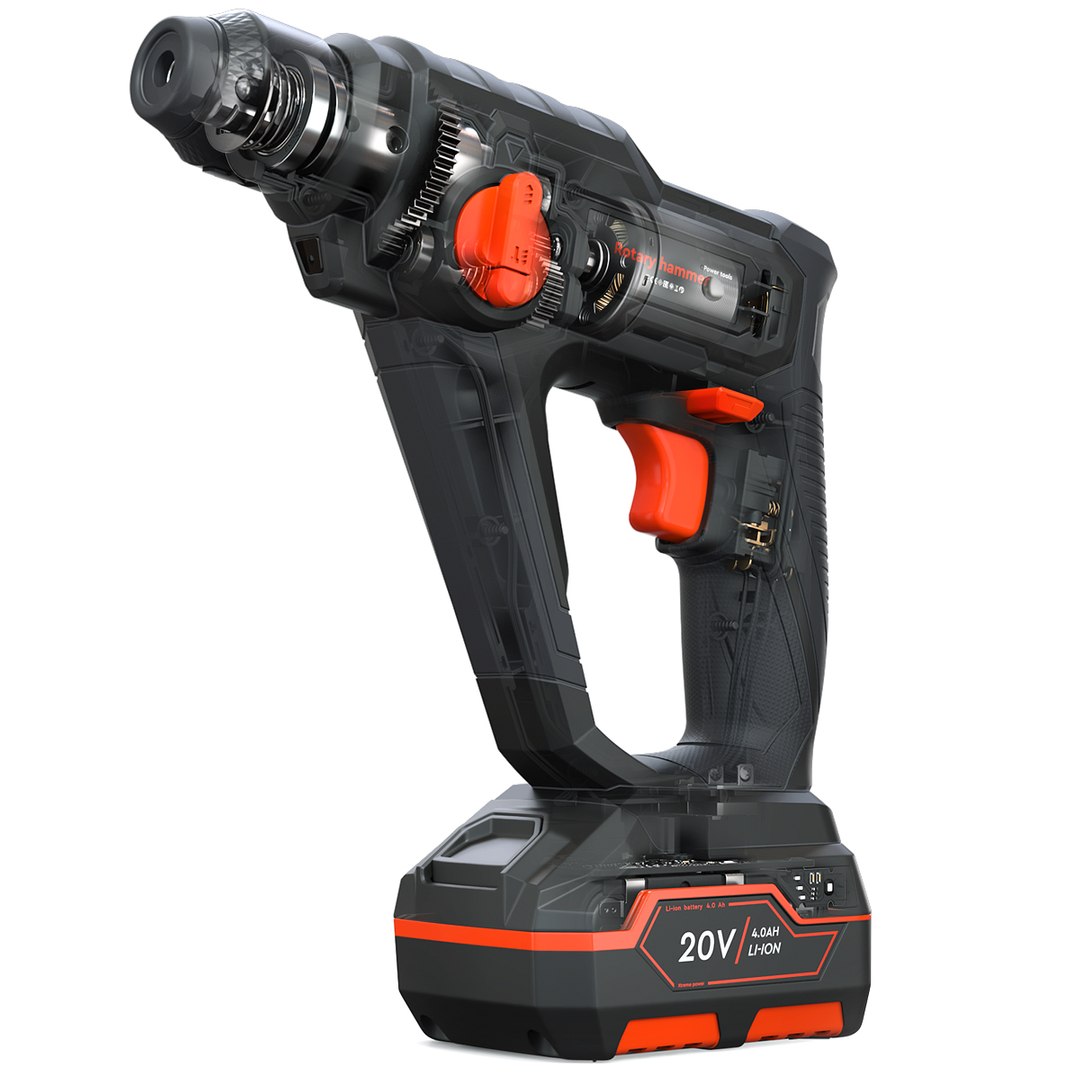 Rotary Hammer Model - TurboSquid 1926634