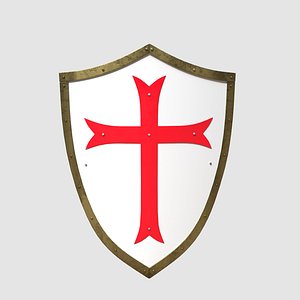 3D Generic Medieval Shield