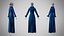 Kleid 29 Saphirnebel Samt