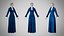Kleid 29 Saphirnebel Samt