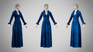 Dress 29 Sapphire Mist Velvet