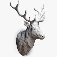 Deer Stag Head Sculpture