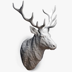 Deer Stag Head Sculpture