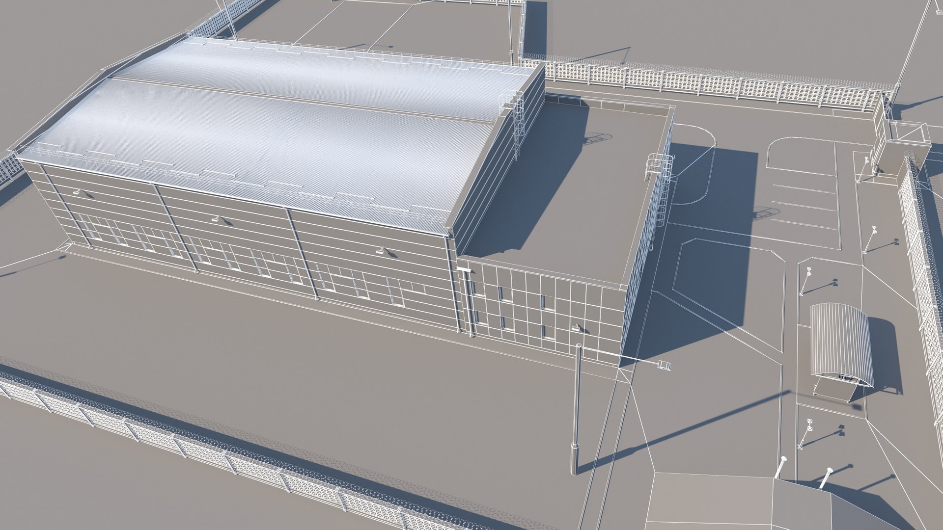 Water Supply Building Model - TurboSquid 2343860