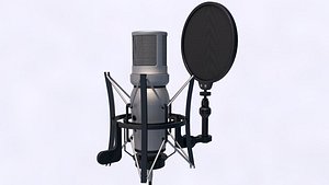 3D model Studio Microphone