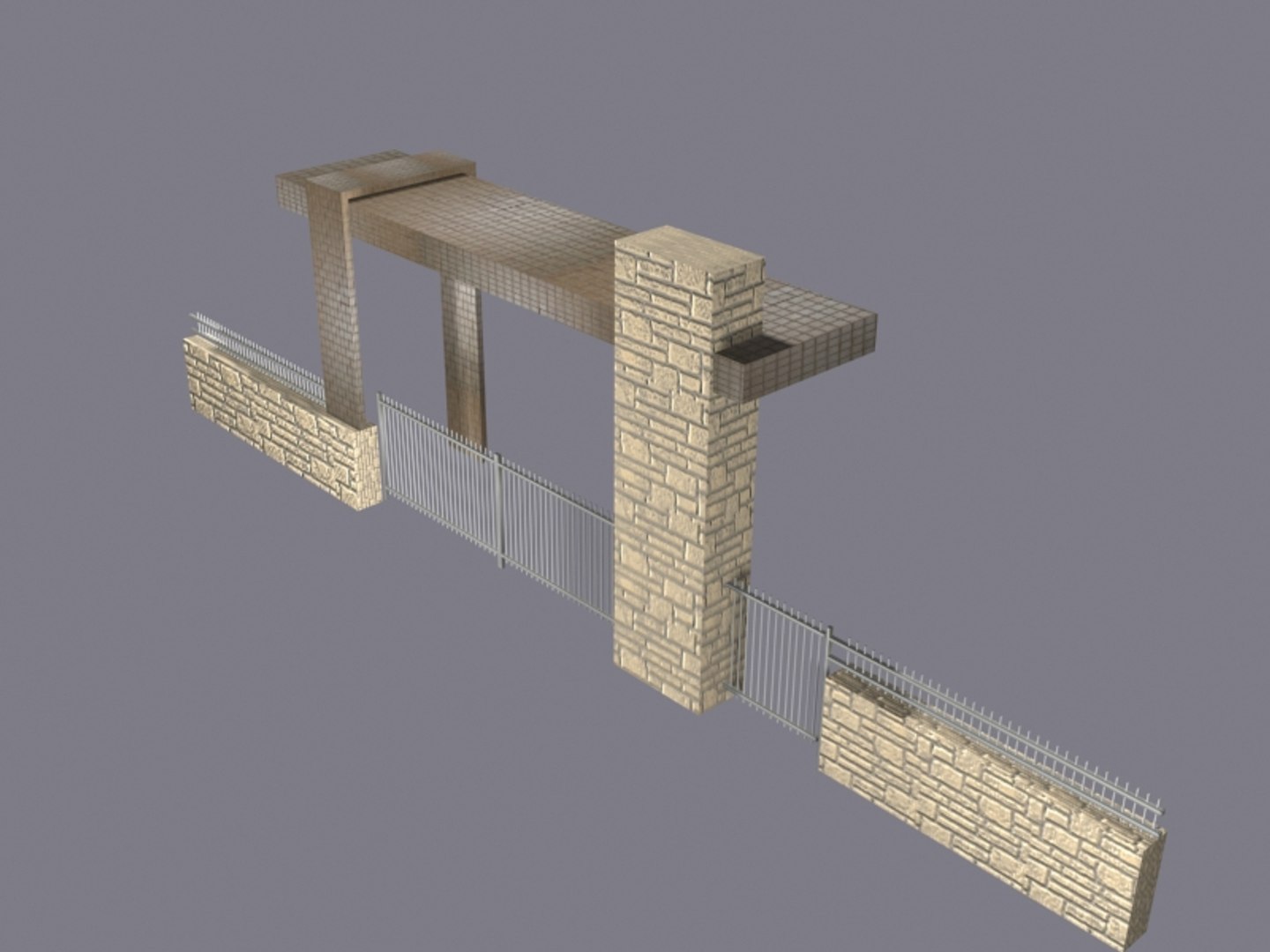 3d Entrance Gate