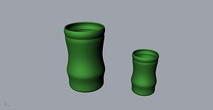bamboo cup printing 3D model