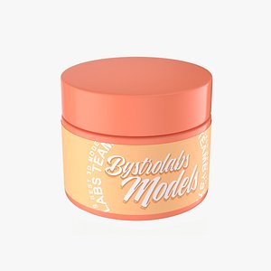 Cream Jar Mockup 3D model