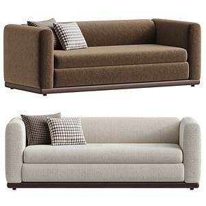 Elizabeth 82 Sofa Surrey Taupe 3D