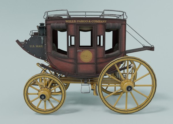 Stagecoach stage 3D - TurboSquid 1349347