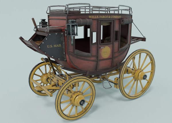 Stagecoach stage 3D - TurboSquid 1349347