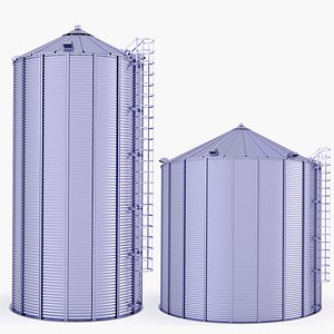 Farm Grain Silos v32